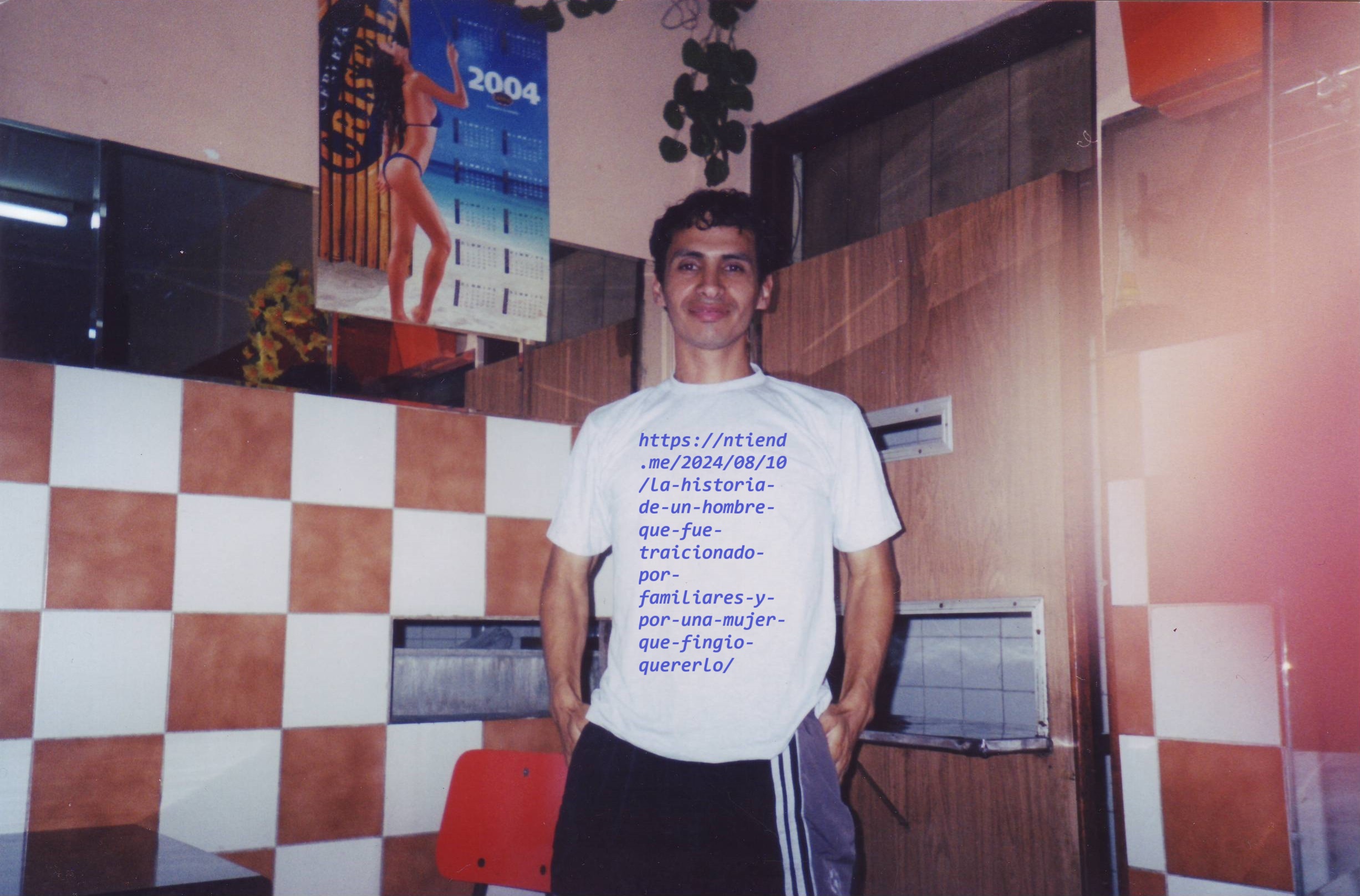 Jose Galindo en 2004 - El Rimac Lima Peru - Edad 29