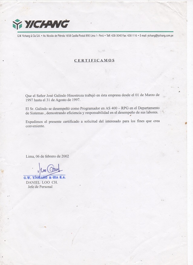 programador Jose Galindo